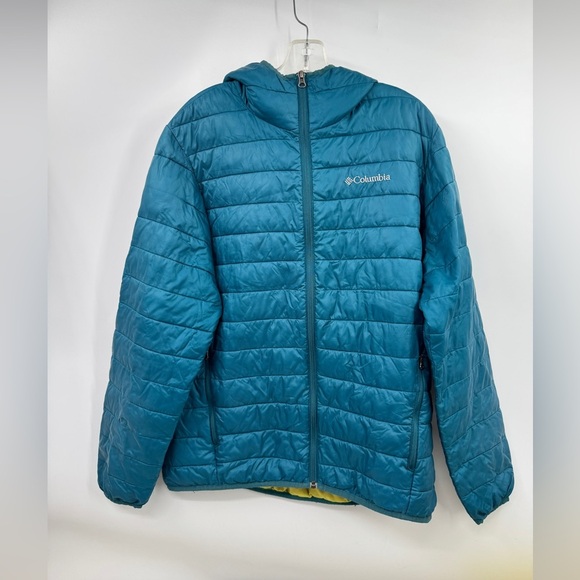 Columbia Silver Falls Insulated Puffer Jacket Men’s Size M Blue Outdoors - Picture 1 of 9